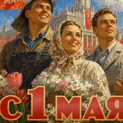 С 1 мая! Пусть этот день принесет вам радость, вдохновение и удачу в труде!